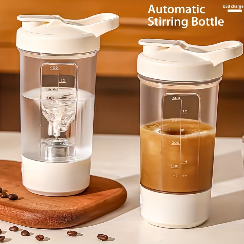 1pc of a 400Ml Portable Rechargeable Electric Stirring Cup That Automatically Mixes. This Electric Mixing Mug Features a Rotating Design Suitable for Both Indoor And Outdoor Use, Perfect for Beverages Like Hot Chocolate, Coco
