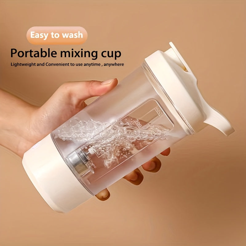 1pc of a 400Ml Portable Rechargeable Electric Stirring Cup That Automatically Mixes. This Electric Mixing Mug Features a Rotating Design Suitable for Both Indoor And Outdoor Use, Perfect for Beverages Like Hot Chocolate, Coco