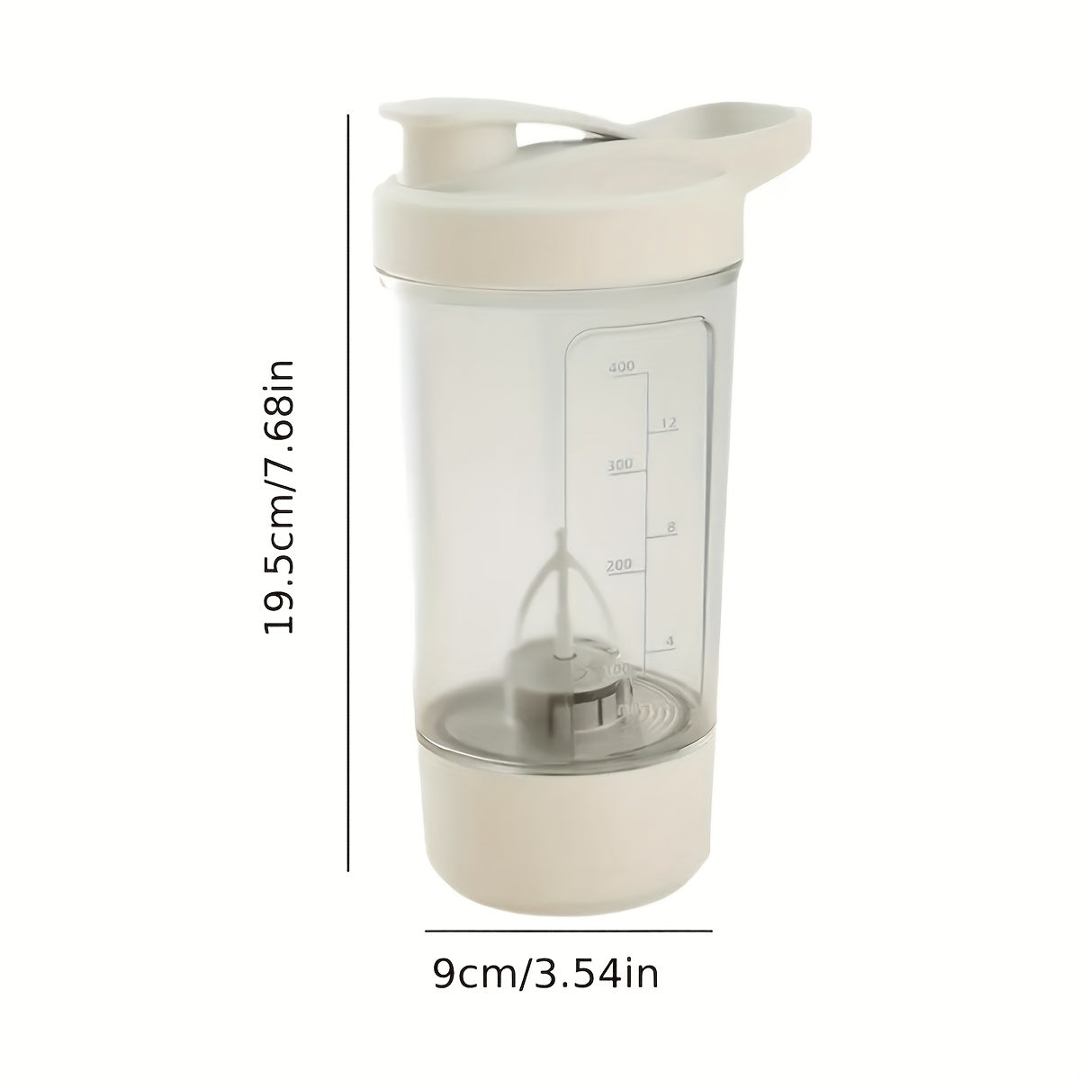 Shakly™ | Shaker 400 ml z wbudowanym blenderem